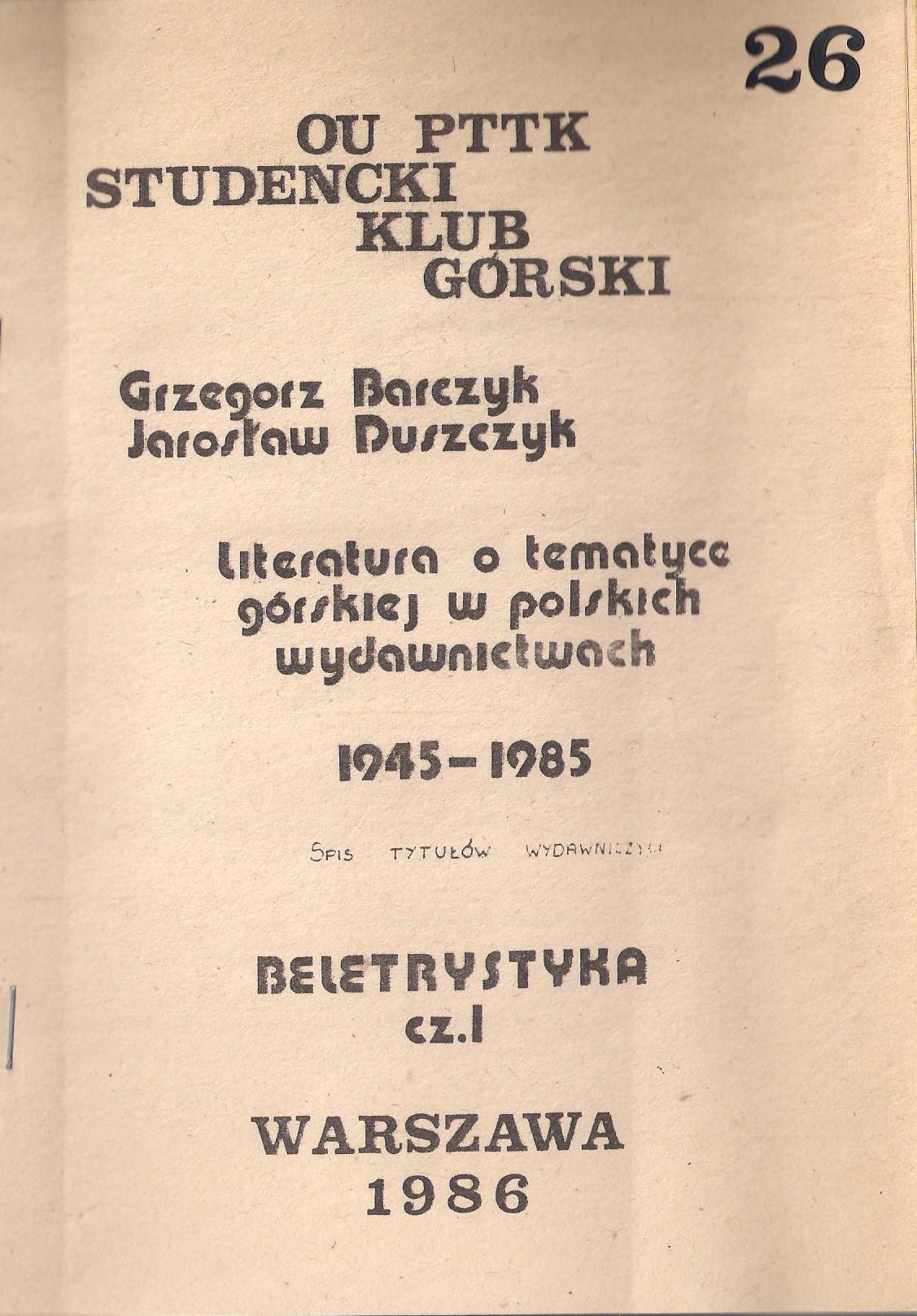 Literatura Górska